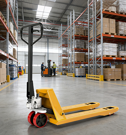Xe nâng pallet bằng tay